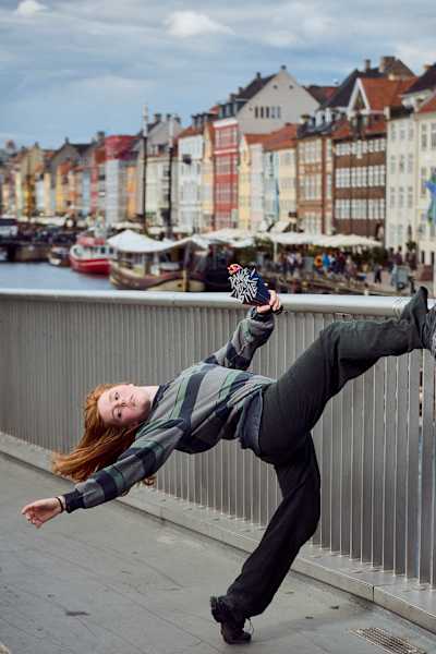Winner Ida Vibe poses for a portrait at Red Bull Dance Your Style - National Finals in Denmark on September 3, 2022 in Copenhagen.  