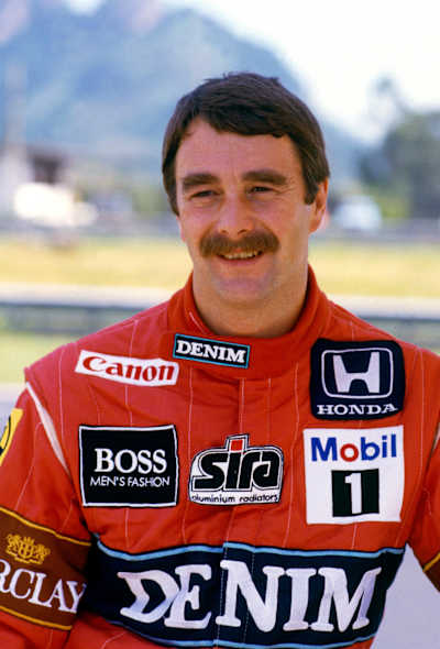 Nigel Mansell en 1987, F1.