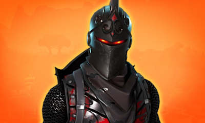 Screenshot aus Fortnite zeigt den Black Knight Skin