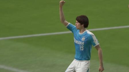 An image of a striker in FIFA 19 Pro Clubs