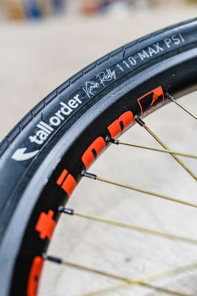 Alienation TCS Vandal rims on Kieran Reilly's Tall Order 187 BMX.