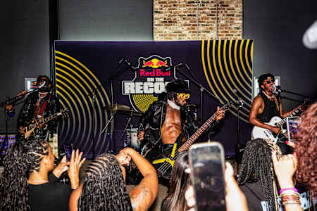 Hero the Band performs at Red Bull On the Record in Atlanta