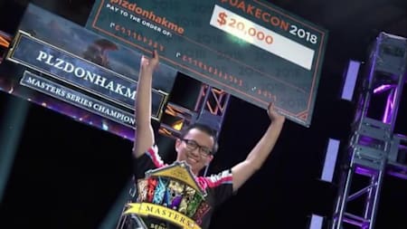 plzdonhakme at The Elder Scrolls: Legends Masters Series finals at QuakeCon 2018