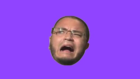 Ein Mannm it Brille ist negativ überrascht