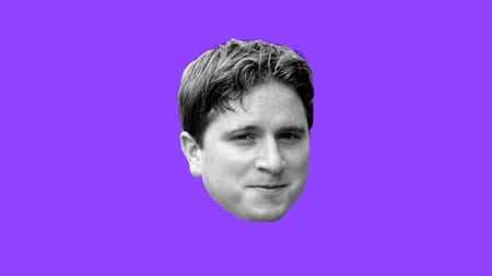 Ein Mann grinst einem entgegen