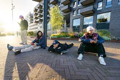 Gustavo Ribeiro, Felipe Gustavo, Ryan Sheckler and Margielyn Didal.