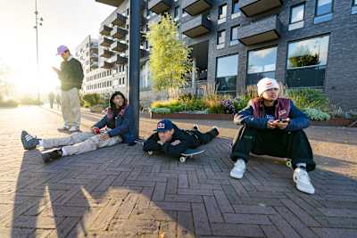 Gustavo Ribeiro, Felipe Gustavo, Ryan Sheckler and Margielyn Didal 