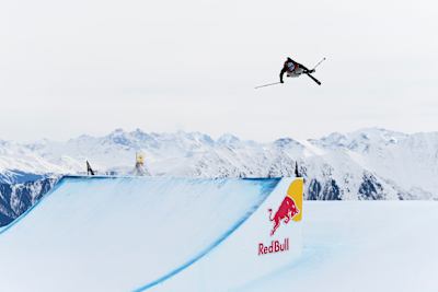 Mac Forehand at the 2024 Laax Open in Laax, Switzerland.
