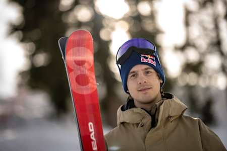 Jesper Tjäder as seen at the Toyota US Grand Prix in Mammoth Mountain, California, USA on January 7, 2022.