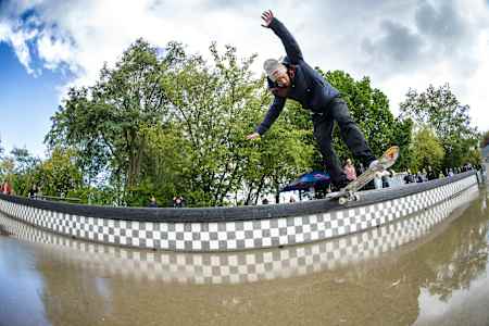 Torey Pudwill at Red Bull Drop In Tour 2022 in Cologne, Germany