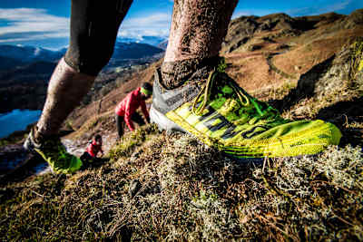 'The MudClaw' d'inov8 est une paire de chaussures de course spécifique à l'hiver ou temps froid.