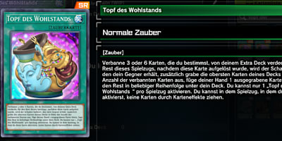 Topf des Wohlstands, wie er im Spiel dargestellt wird