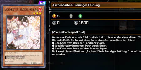 Aschenblüten, wie sie im Spiel dargestellt wird