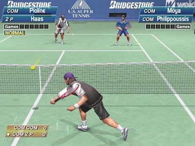 An image of the Virtua Tennis video game. 