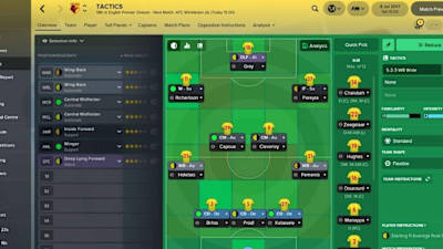 A screenshot from Football Manager 2018