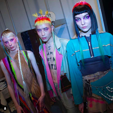 Backstage de Mercedes-benz madrid fashion week