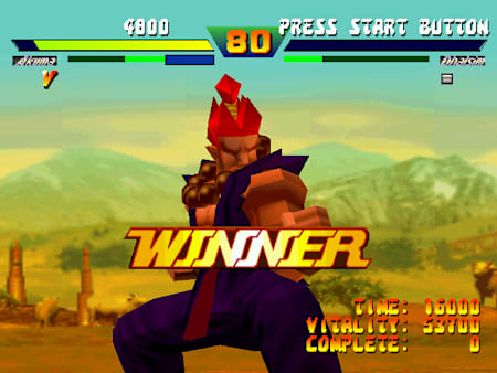 『EX』ではポリゴンな豪鬼を見ることができる