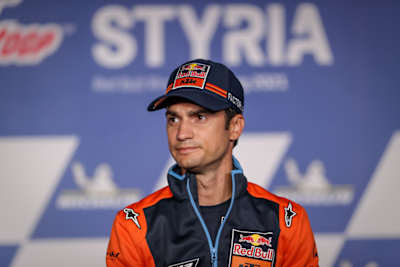 Keine Lust auf Reden: Dani Pedrosa macht sein Interview-Gesicht