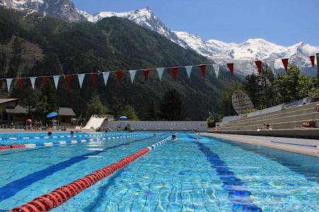 High altitude swimming with idyllic views to boot