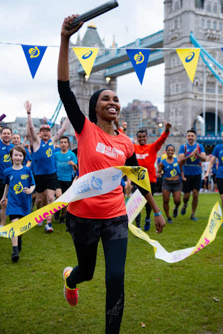 Zamzam was the first baton holder to cross the finish line