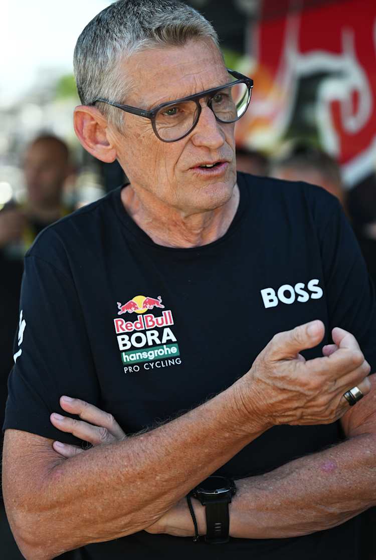 Rolf Aldag at the Tour de France 2025