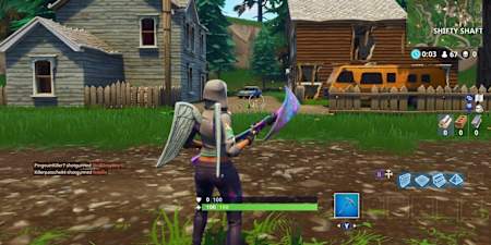 Skjermdump fra Fortnite sesong 4.