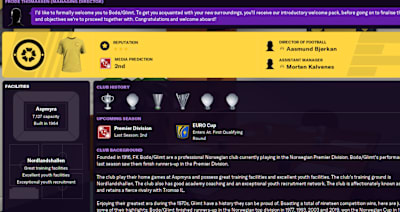 Glimt dans Football Manager 2021