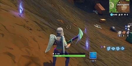 Skjermdump fra Fortnite sesong 4.