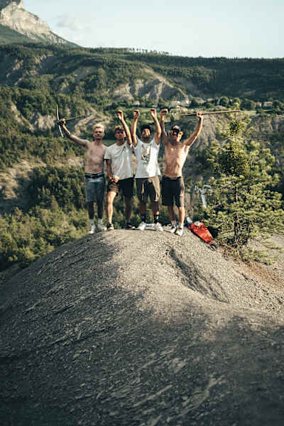 Fabio Wibmer's Crew from his 2022 Video Game edit.