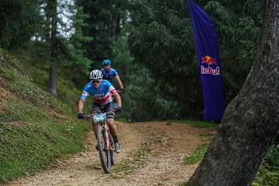 Participants compete during the stages of MTB Himalaya.