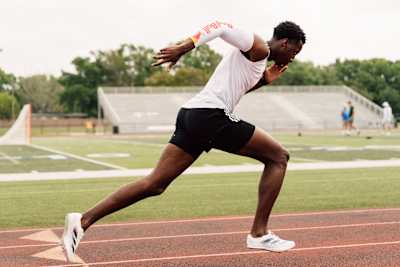 Erriyon Knighton Photo Shooting for The Red Bulletin at University of Florida, USA, on March 16, 2024.