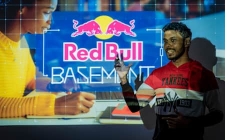 Kavindu Dulanjana Perera; Winner of Red Bull Basement Sri Lanka 2021. 