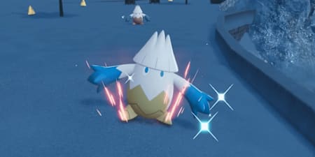 Un Blizzi shiny apparaît dans le jeu Légendes Pokémon Z-A.