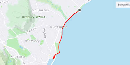 Loughshore to Gideons on Strava