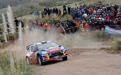 Sébastien Loeb shows off his championship-winning form.