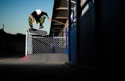 TJ Rogers mid nollie backside flip