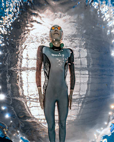 World champion freediver Alice Hickson