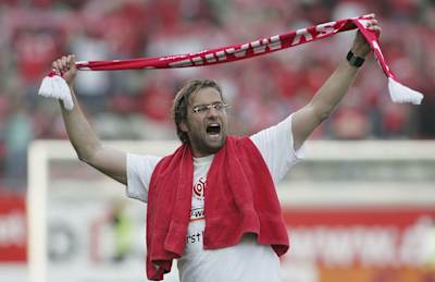 Football manager Jurgen Klopp pictured during his tenure as manager of Mainz.