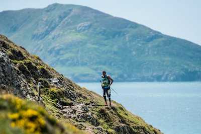 The Pen Llŷn Ultra passes through the shadow of Snowdon