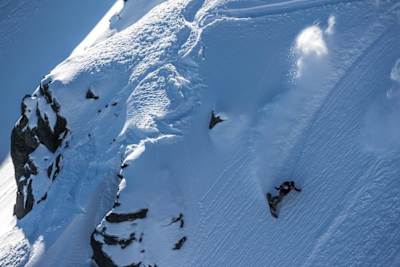 Marion Haerty competes in Verbier