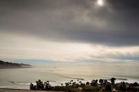 The beautiful Rincon surf.