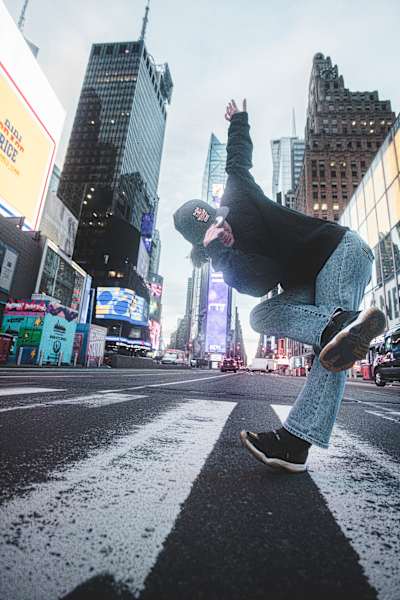 B-Girl Kate poses for a portrait at Red Bull BC One World Final New York 2022 in New York, USA on February 10, 2022 