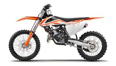 Las mejores motos de motocross para principiantes - KTM 150 SX.