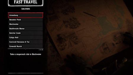 Buy the upgrade to Arthur's tent to get the map