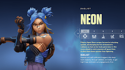 Neon - Duelista en Valorant