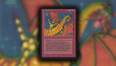 Shivan Dragon ist der wohl ikonischte Drache in Magic
