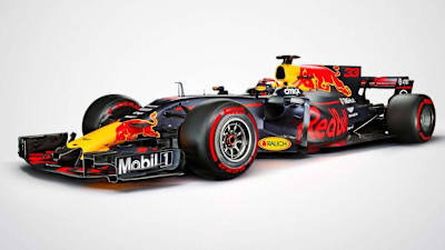 Studio photo of the Red Bull Racing F1 car RB13 for the 2017 season.