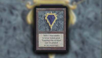 Der Mox für blaues Mana: Mox Sapphire.