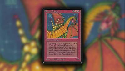 Shivan Dragon ist der wohl ikonischte Drache in Magic