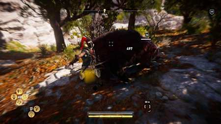 Time your dodges at the last moment.